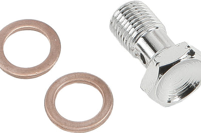 Goodridge Banjo Bolt Chrome 10mmx1.0 Short - Harddrive Products