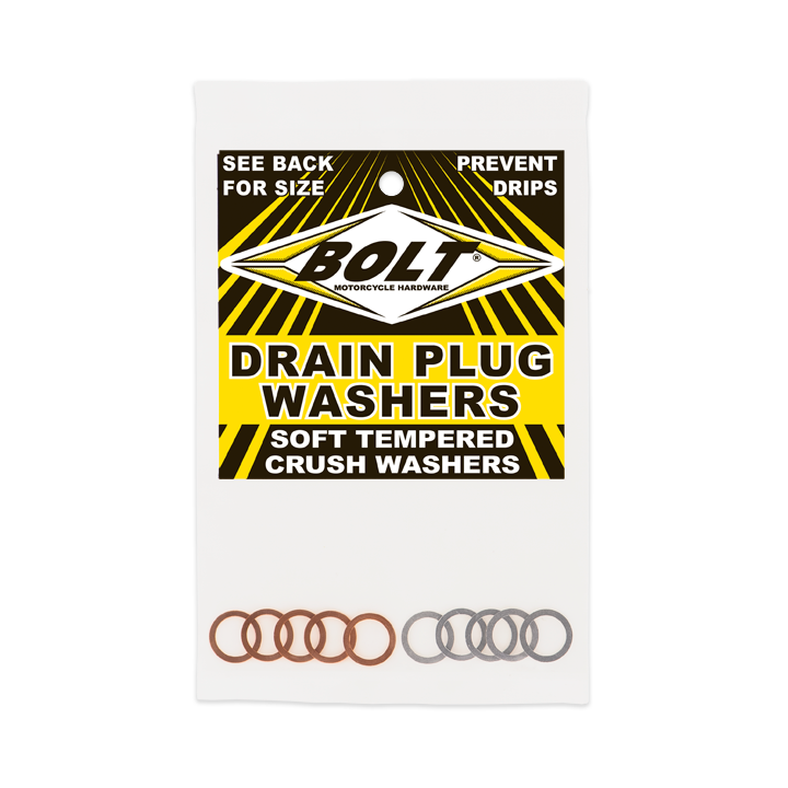 Bolt Banjo Crush Washers 10mm 10/pk 5 Aluminum & Copper - Tires Wheels