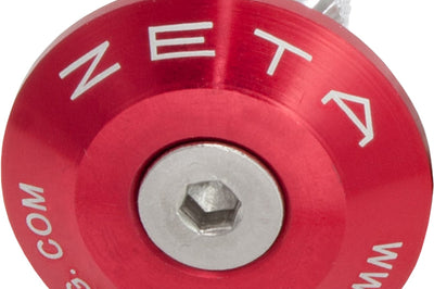 Zeta Bar End Plug Orange 35mm - Red - Offroad Collection