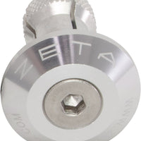 Zeta Bar End Plug Orange 35mm - Silver - Offroad Collection