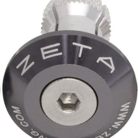 Zeta Bar End Plug Orange 35mm - Silver - Offroad Collection