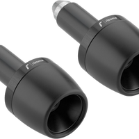 Rizoma Bar Ends Pair Blue - Silver - Street Collection