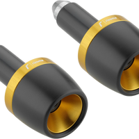 Rizoma Bar Ends Pair Blue - Silver - Street Collection