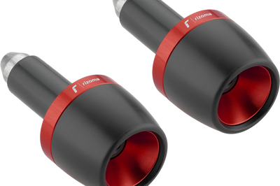 Rizoma Bar Ends Pair Blue - Red - Street Collection