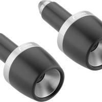 Rizoma Bar Ends Pair Blue - Silver - Street Collection