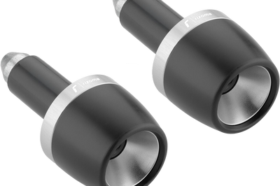 Rizoma Bar Ends Pair Blue - Silver - Street Collection