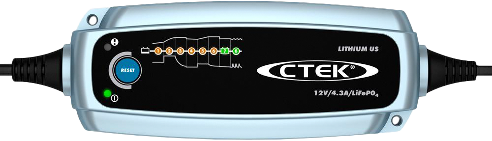 Ctek Battery Charger Lithium Us 12v - Watercraft Collection