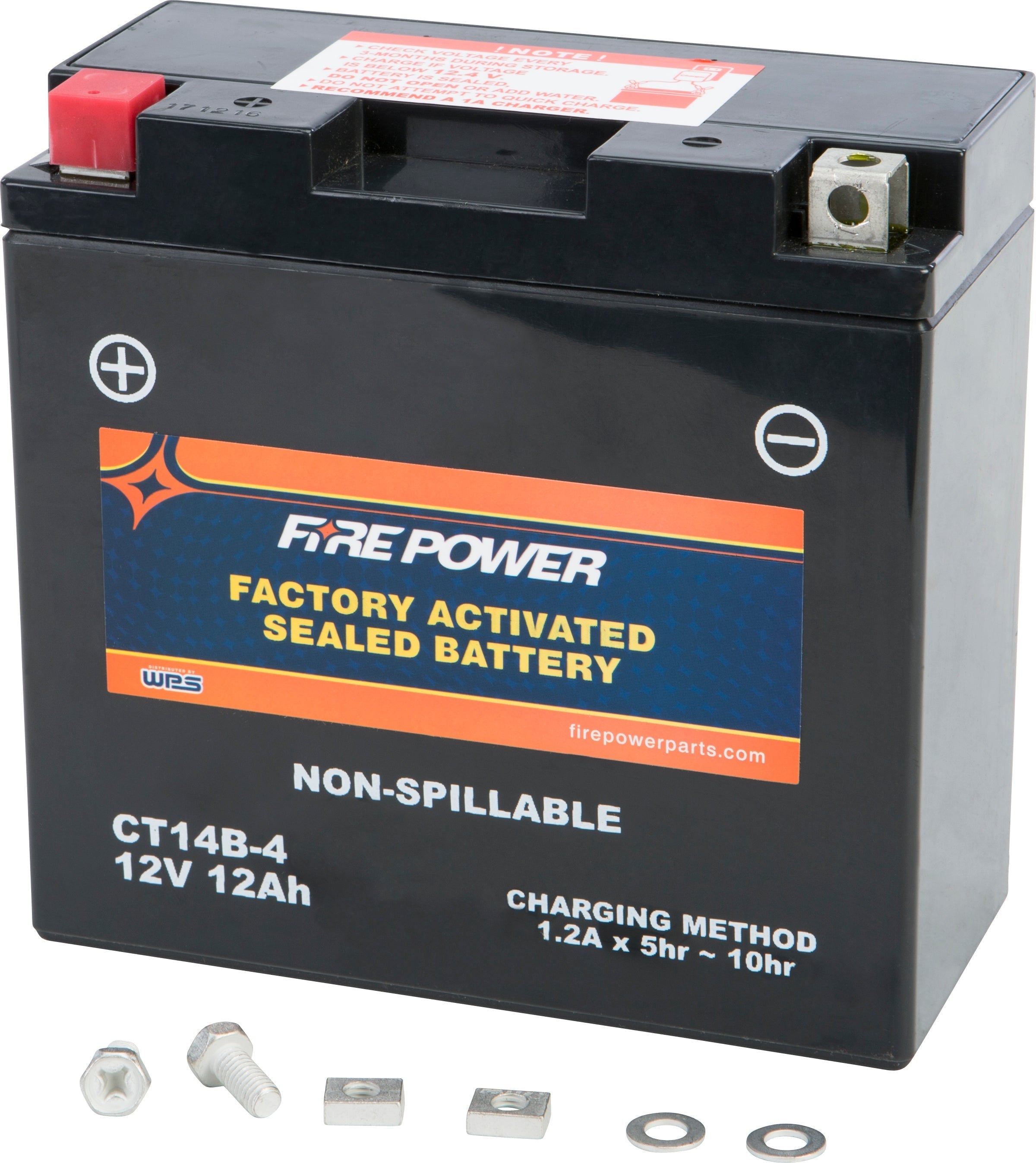 Fire Power Battery Ct14b-4 Ct14b Sealed Factory Activated - Street Collection