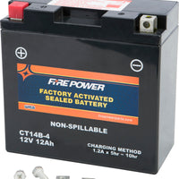 Fire Power Battery Ct14b-4 Ct14b Sealed Factory Activated - Street Collection