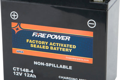 Fire Power Battery Ct14b-4 Ct14b Sealed Factory Activated - Street Collection