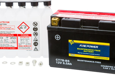 Fire Power Battery Ct7b-bs Maintenance Free - Street Collection