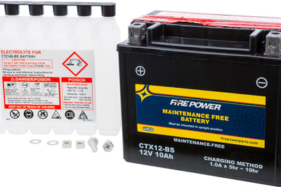 Fire Power Battery Ctx12-bs Maintenance Free - Street Collection