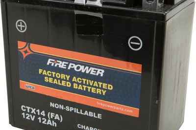 Fire Power Battery Ctx14 Sealed Factory Activated - Watercraft Collection
