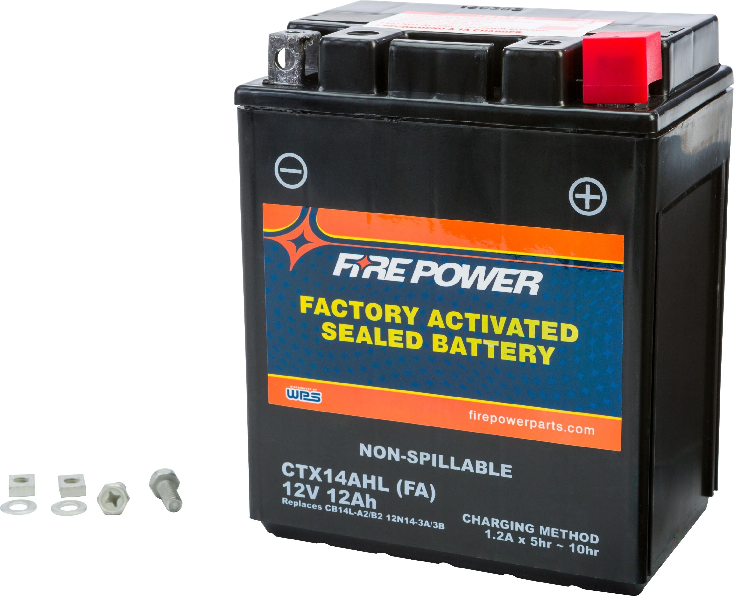 Fire Power Battery Ctx14ahl/cb14l-a2 Sealed Factory Activated - Watercraft Collection
