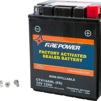 Fire Power Battery Ctx14ahl/cb14l-a2 Sealed Factory Activated - Watercraft Collection