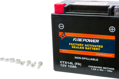 Fire Power Battery Ctx14l Sealed Factory Activated - Watercraft Collection
