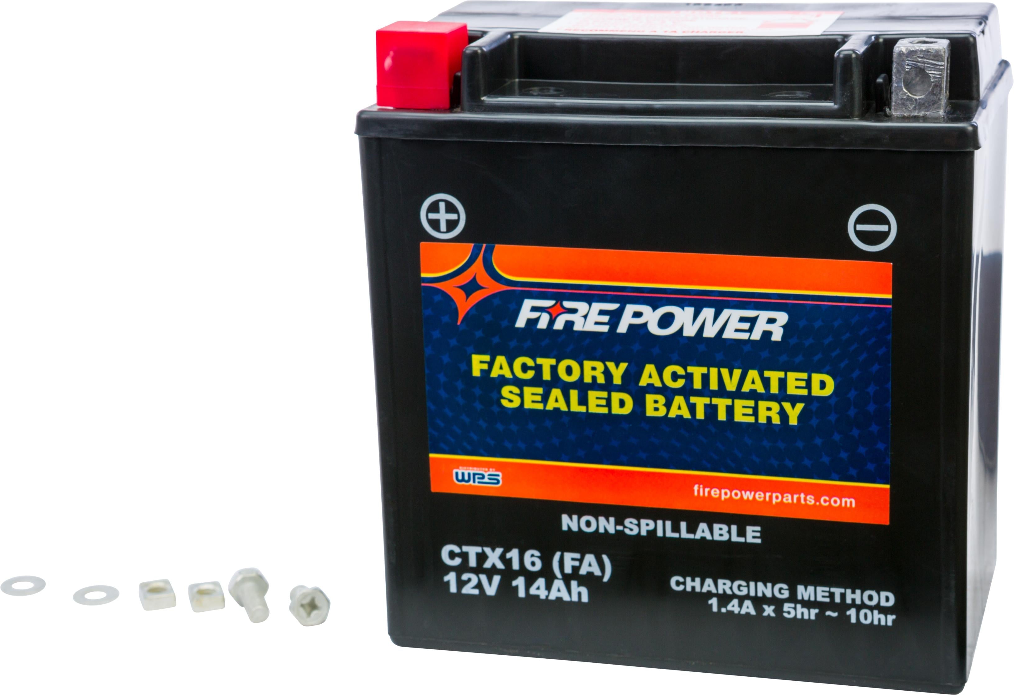 Fire Power Battery Ctx16 Sealed Factory Activated - Watercraft Collection