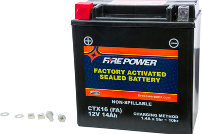 Fire Power Battery Ctx16 Sealed Factory Activated - Watercraft Collection