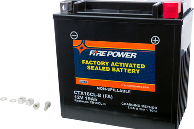 Fire Power Battery Ctx16cl-b Sealed Factory Activated - Watercraft Collection