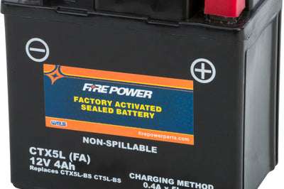 Fire Power Battery Ctx5l Sealed Factory Activated - Street Collection
