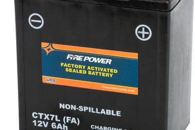 Fire Power Battery Ctx7l Sealed Factory Activated - Street Collection