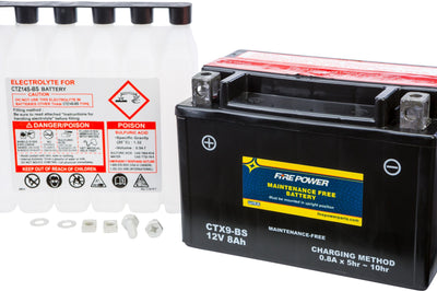 Fire Power Battery Ctx9-bs Maintenance Free - Street Collection