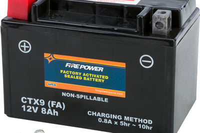 Fire Power Battery Ctx9 Sealed Factory Activated - Street Collection