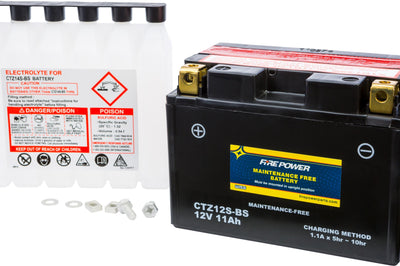 Fire Power Battery Ctz12s-bs Maintenance Free - Street Collection