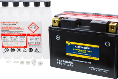 Fire Power Battery Ctz14s-bs Maintenance Free - Street Collection