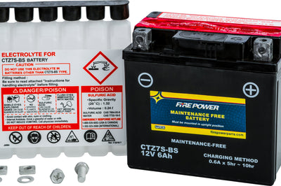 Fire Power Battery Ctz7s-bs Maintenance Free - Street Collection