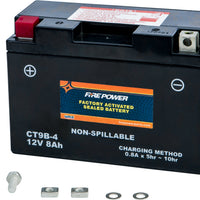 Fire Power Battery Ctz8v Sealed Factory Activated - Street Collection