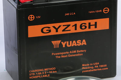Yuasa Battery Gyz16h Sealed Factory Activated - Watercraft Collection