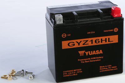 Yuasa Battery Gyz16hl Sealed Factory Activated - Watercraft Collection