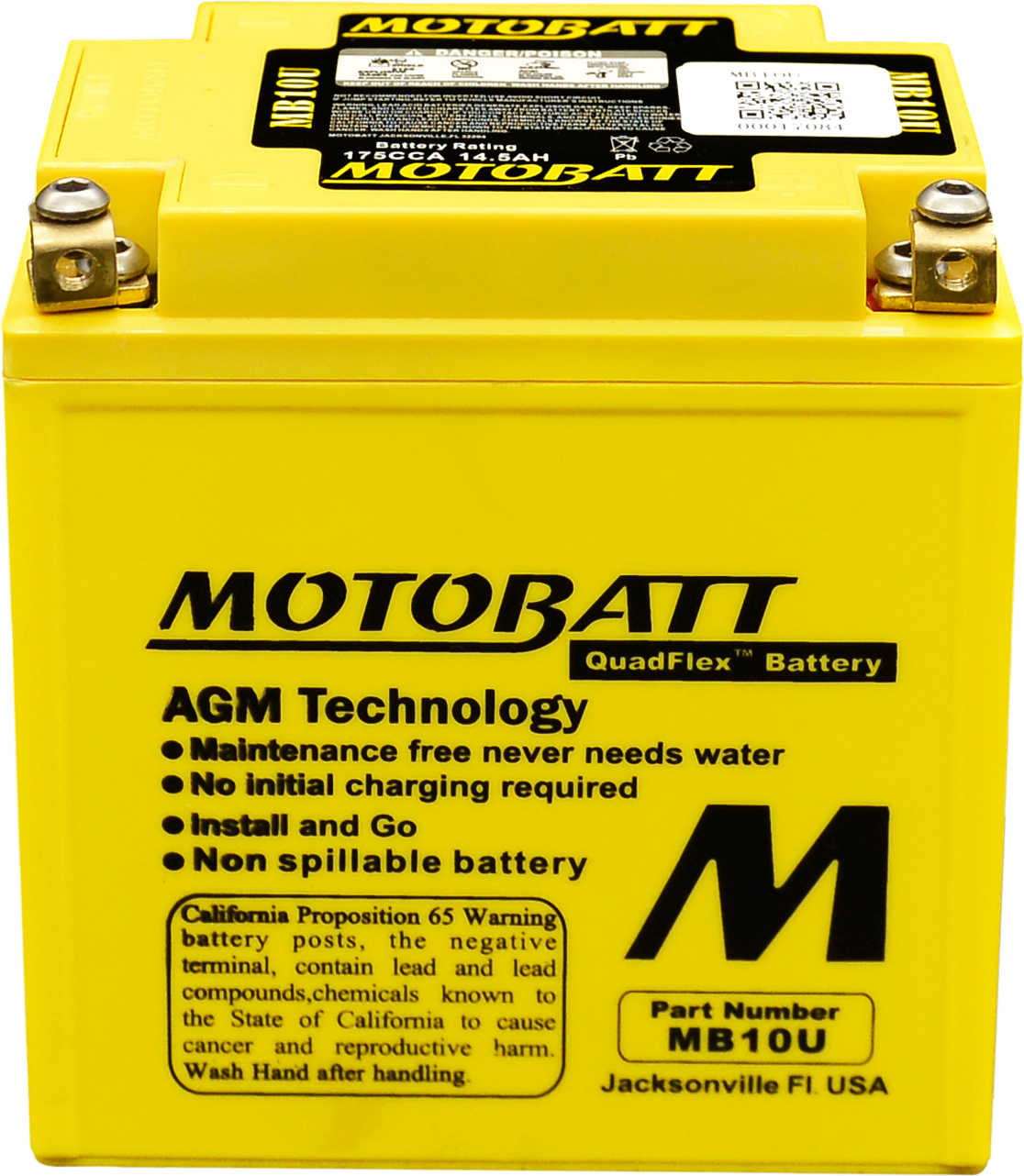 MOTOBATT Battery Mb10u Sealed Factory Activated - Batteries