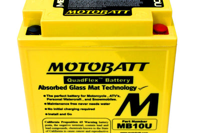 MOTOBATT Battery Mb10u Sealed Factory Activated - Batteries