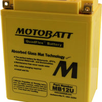 MOTOBATT Battery Mb12u Sealed Factory Activated - Batteries