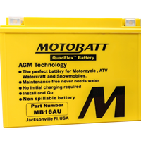 MOTOBATT Battery Mb16au Sealed Factory Activated - Batteries