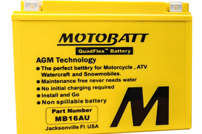 MOTOBATT Battery Mb16au Sealed Factory Activated - Batteries