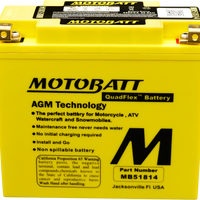 MOTOBATT Battery Mb51814 Sealed Factory Activated - Batteries