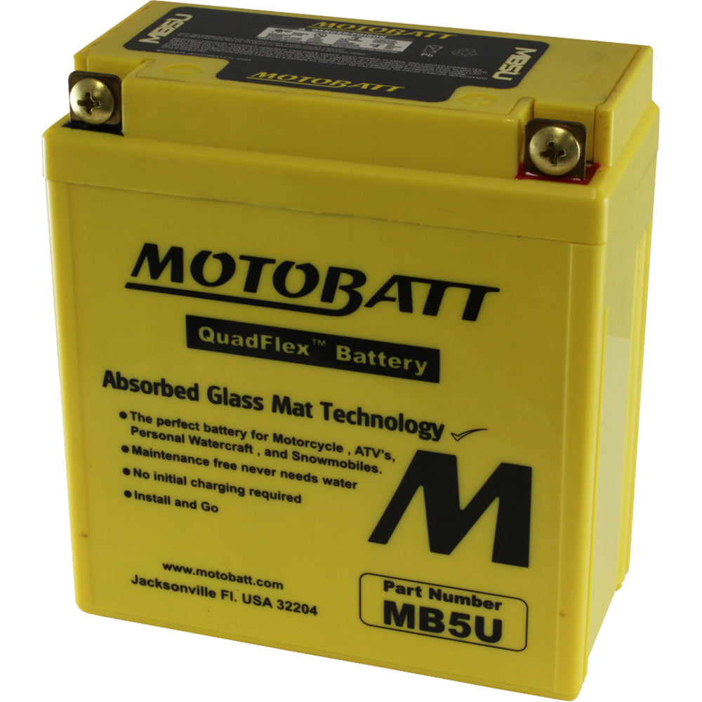 MOTOBATT Battery Mb5u Sealed Factory Activated - Batteries