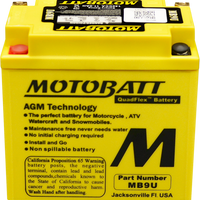MOTOBATT Battery Mb9uhd Sealed Factory Activated - Batteries