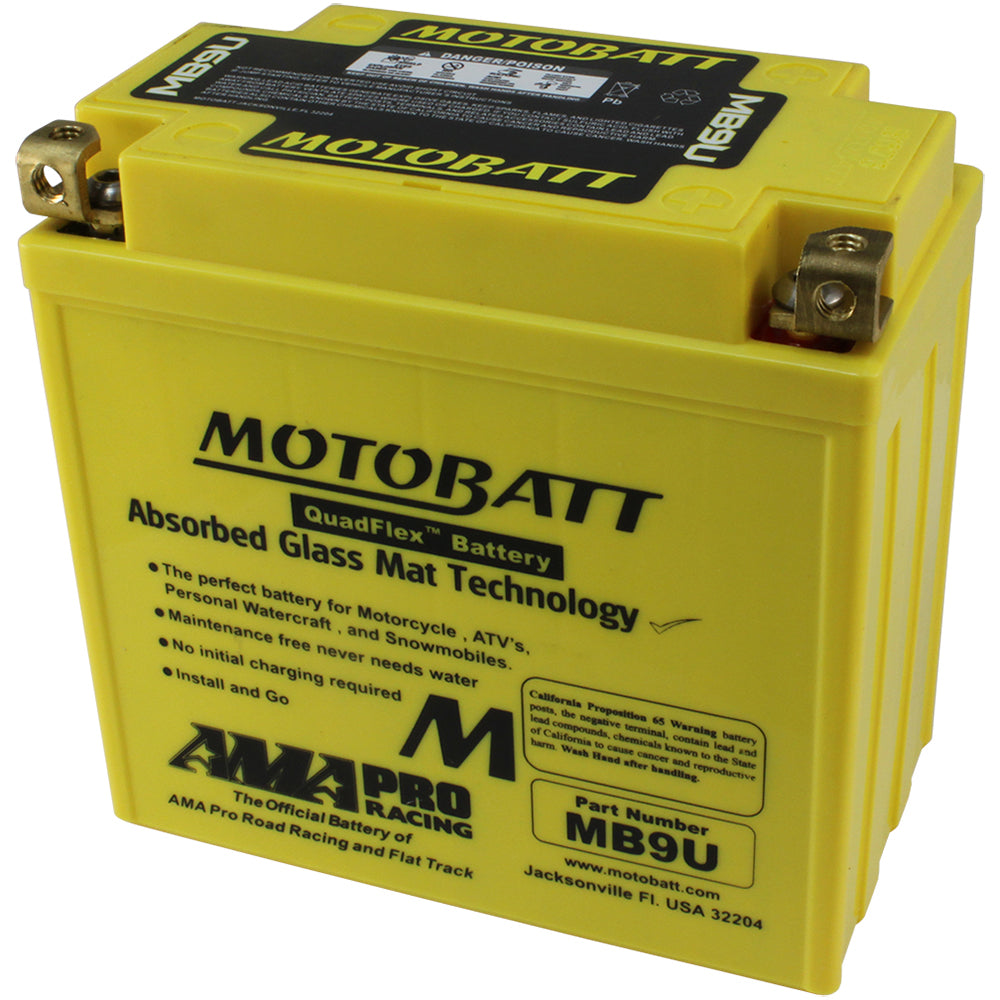 MOTOBATT Battery Mb9uhd Sealed Factory Activated - Batteries