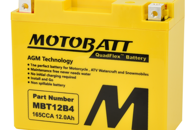 MOTOBATT Battery Mbt12b4 Sealed Factory Activated - Batteries