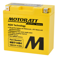 MOTOBATT Battery Mbt14b4 Sealed Factory Activated - Batteries