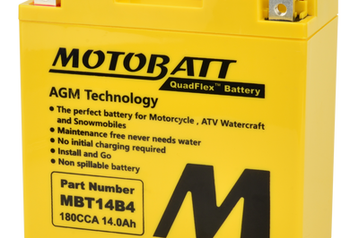 MOTOBATT Battery Mbt14b4 Sealed Factory Activated - Batteries