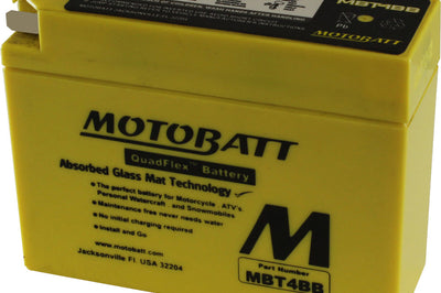 MOTOBATT Battery Mbt4bb Sealed Factory Activated - Batteries
