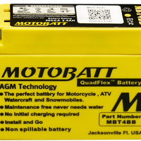 MOTOBATT Battery Mbt4bb Sealed Factory Activated - Batteries