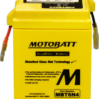 MOTOBATT Battery Mbt6n4 Sealed Factory Activated - Batteries