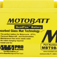 MOTOBATT Battery Mbt9b4 Sealed Factory Activated - Batteries