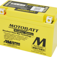 MOTOBATT Battery Mbt9b4 Sealed Factory Activated - Batteries